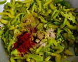 A picture of step 4 of Spiny gourd (kantola) curry.