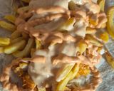 Une image de l'étape 5 de Tacos aux tenders sauce fromagère.