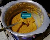 A picture of step 8 of Chana Daal Halwa.