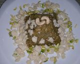 A picture of step 6 of Lauki ka halwa.