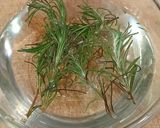 A picture of step 1 of Herbal Refreshing Rosemary Tea.