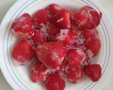 Foto del paso 1 de la receta: Helado de fresa sin lactosa