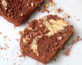 A picture of step 8 of Chocolate Marble Sponge Cake - Gluten Free.