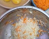Foto del paso 3 de la receta: Soufflé de zanahoria y queso 🥕 🧀 fácil, rápido, pocos ingredientes, económico, saludable y saciante