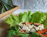 Foto langkah ke 5 dari resep Pepes Tahu-Jamur Tiram.