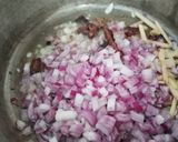A picture of step 2 of Chana Daal Pulav.
