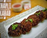 A picture of step 8 of Chapli Kabab.