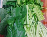 Hình bước làm 1 của món Canh cải bó xôi cá rô đồng