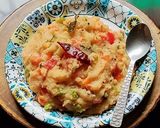 A picture of step 5 of Sooji Upma.