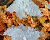 A picture of step 1 of Schezwan Gobhi Manchurian.