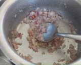 A picture of step 3 of Rajma chawal with jeera rice.