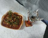 A picture of step 1 of Mutton qorma / muslims party dish.
