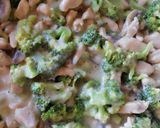 Gombás-brokkolis-joghurtos csirke recept fázis 5 fotója
