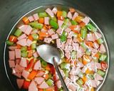 Hình bước làm 1 của món Trứng cuộn