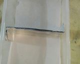 A picture of step 2 of Checker board design bread loaf shape cake.
