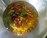 A picture of step 6 of Mango Gujarati kari.
