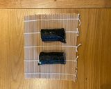 A picture of step 4 of Cucumber Sushi.