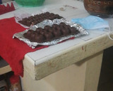 Foto del paso 7 de la receta: Bombones de chocolate rellenos de ganache de chocolate