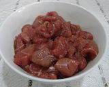 Hình bước làm 1 của món Cơm chiên - bò xào lúc lắc