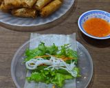 A picture of step 5 of Vietnamese Spring Rolls.