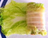 Hình bước làm 4 của món Cải Thảo Cuộn Thịt Băm Sốt Dầu Hào