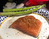 Spicy Skinned Salmon, Sauted Asparagus and Zucchini Noodles recipe step 1 photo
