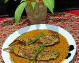 A picture of step 5 of Bengali Style Brinjal mustard seeds Gravy.