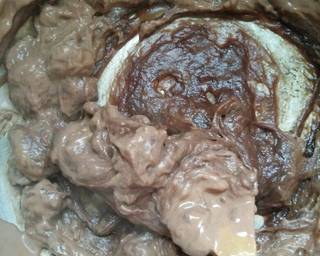 *Es cendol coklat cincau* - Step 1