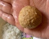 A picture of step 4 of Apple peanuts butter balls.