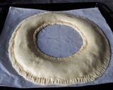 A picture of step 5 of Puff Pastry Roscón de Reyes Filled with Almond Cream.