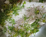 A picture of step 1 of Cucumber jawar chila.