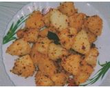 A picture of step 6 of Masala Idli.