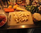 Foto del paso 1 de la receta: Guisito hortalizado a contramano, no........, ni ahí, bien de izq