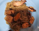 Foto del paso 4 de la receta: Capelini con chipirones y tinta