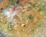 A picture of step 2 of Tadka Green pulao.