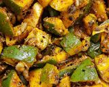 A picture of step 3 of Aam ka achar.