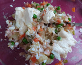 Foto del paso 5 de la receta: Timbal de ensaladilla con langostinos