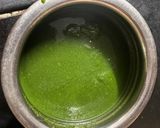 A picture of step 1 of Palak Paneer.