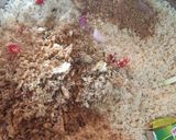 A picture of step 1 of Garri salad (gwabe).