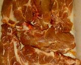 A picture of step 1 of Homemade Gyro with Pork Shoulder Steak – Super Delicious!.