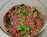Foto del paso 2 de la receta Pastel de carne, espinacas y mozzarella