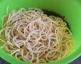 Spaghettisalat Rezeptschritt 4 Foto