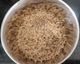 A picture of step 1 of Palak and broken wheat khichdi.