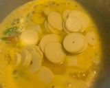 Gambar langkah 3 resipi Rebung Madu Masak Lemak ikan masin.