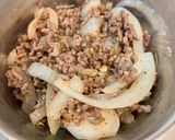 Foto langkah ke 5 dari resep Pizza Meat & Quattro Formaggi (Sourdough Discard).