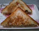 A picture of step 6 of Aloo toast.