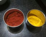 A picture of step 2 of Kachchi dabeli.