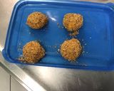 Une image de l'étape 8 de Jaunes d'œufs panés salade feuille de chêne.