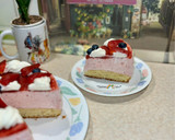 عکس مرحله 13 از دستور کیک موس توت فرنگی🍓 strawberry mousse cake