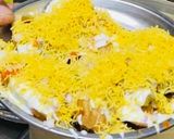 A picture of step 3 of Golgappa chat.